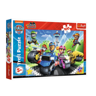 Puzzle 100el. psi patrol na motorach trefl 16430