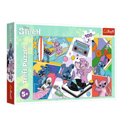 Puzzle 100el. wspomnienia lilo&stich trefl 16473