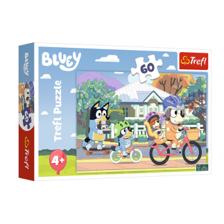 Puzzle 60el. wesoły bluey trefl 17384