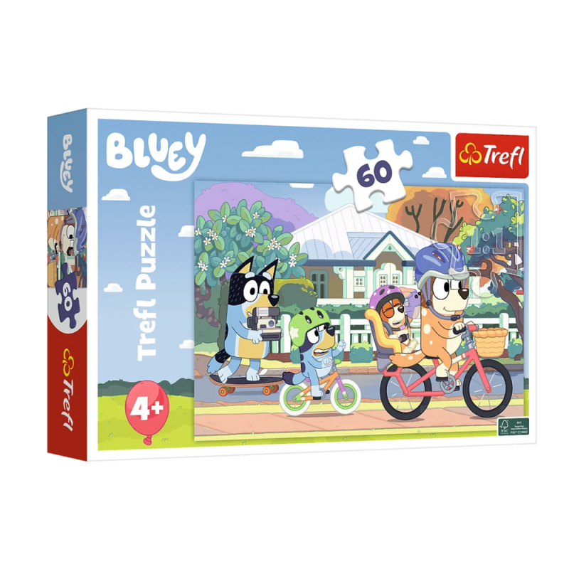 Puzzle Wesoły Bluey 60 el. Trefl 17384 EAN: 5900511173840