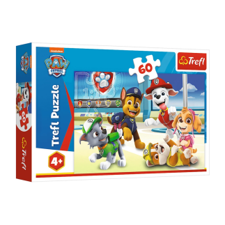Puzzle 60el. w świecie piesków psi patrol trefl 17392