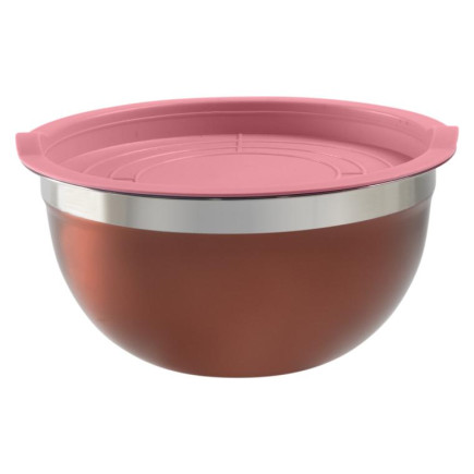 AM-MINESTRONE MISKA KPL 2EL 18 20CM STAL ROZ
