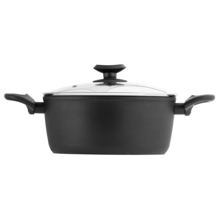 AM-FORT GARNEK 24CM 4,2L ALU IND SZKL POKR