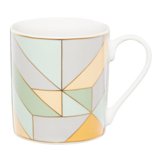 AM-GEOMETRIC PASTEL PROSTOKATY KUBEK 380ML NBC