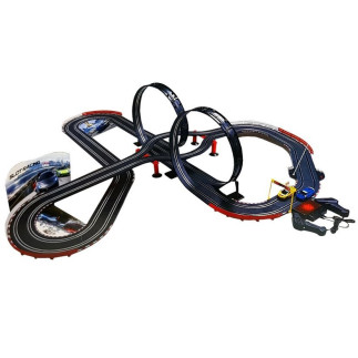 Ogromny tor wyścigowy 2 pętle ze światłami dla autek z pilotem 1020 cm EAN: 5904665997185