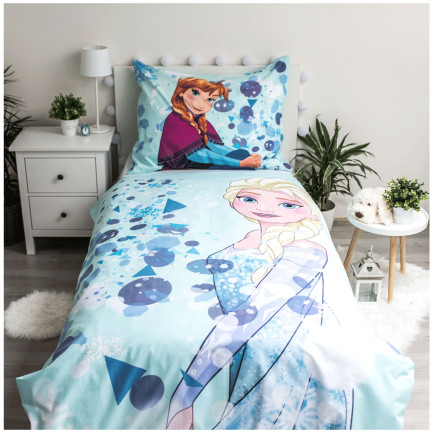 Pościel Bawełniana Kraina Lodu Świeci 140x200 + 1 Poduszka 70x90 EAN: [tu wstaw EAN]