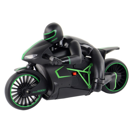 Motor ścigacz rc 20 km/h sterowany na pilot zielony