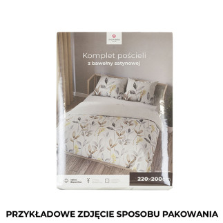 Zaria komplet pościeli z bawełny satynowej 160x200cm