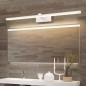 Lampa LED nad lustro 60cm Biała Zd122a 5907621855819 Lampa LED nad lustro 60cm Biała Zd122a 5907621855819