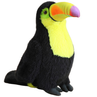 Pluszowy ptak tukan pluszak maskotka przytulanka żółty 35cm