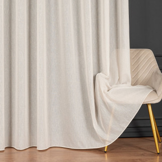 Tiffany firanka fantazyjna, wysokość 300cm, kolor 021 beżowy