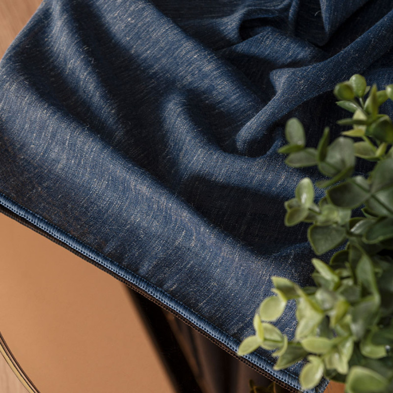 Tiffany firanka fantazyjna, wysokość 300cm, kolor 026 granatowy