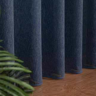 Tiffany firanka fantazyjna, wysokość 300cm, kolor 026 granatowy