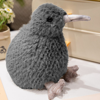 Pluszowy ptak kiwi pluszak maskotka przytulanka szary 21cm