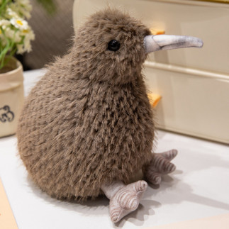 Pluszowy ptak kiwi pluszak maskotka przytulanka ciemnobrązowy 21cm