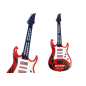 Gitara elektryczna dla dzieci światła melodie czerwona