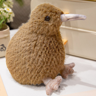 Pluszowy ptak kiwi pluszak maskotka przytulanka jasnobrązowy 17cm