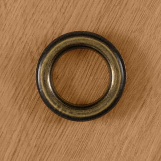 Przelotka metalowa, śr wew 40mm zewn. 60mm, kolor chrom antyczny 040 - pod firany