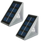Solarna lampka LED na schody 2 szt. - Zd148a, EAN: 5907621856632