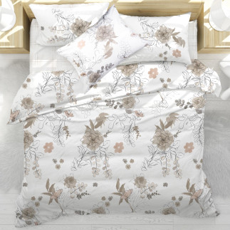 Pościel Bawełniana Larin Brown/200X220 Cottonlove Exclusive