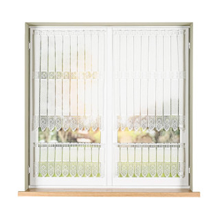 Zazdrostka haftowana panelowa na batyście, wysokość 30cm, kolor 010 naturalny