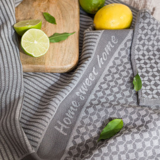 Sweet home ścierka kuchenna, rozmiar 50x70cm, kolor szary 001