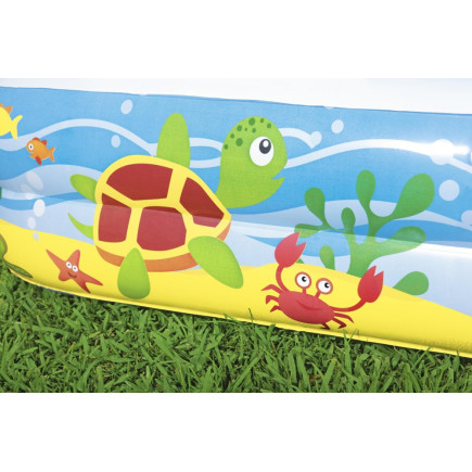 Basen dmuchany dla dzieci z daszkiem 140 x 140 x 114 cm Bestway 52192 EAN: 6942138951448