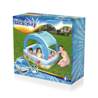Basen dmuchany dla dzieci z daszkiem 140 x 140 x 114 cm bestway 52192