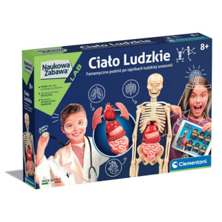 Naukowa zabawa ciało ludzkie clementoni 60249