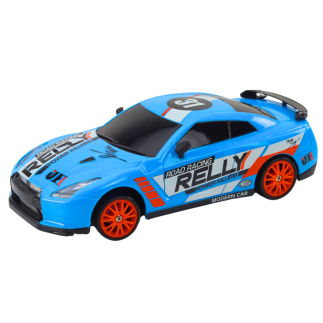 Autko sportowe zdalnie sterowane r/c 1:24 niebieski wymienne koła