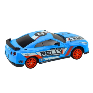 Autko sportowe zdalnie sterowane r/c 1:24 niebieski wymienne koła