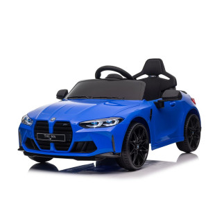 Auto na akumulator BMW M4 Niebieskie EAN: 5905884456293 - Idealna zabawka dla małego fana motoryzacji!