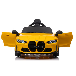 Auto na akumulator bmw m4 zółte