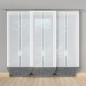 Zuriel panel żakardowy gotowy 90x250cm biały z szarym EAN: 5907693221949