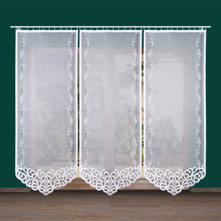 Arun panel żakardowy gotowy, szerokość 90 x wysokość 250cm, kolor 001 biały