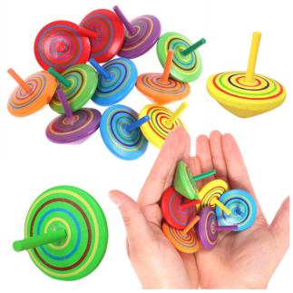 Mini bączek kolorowy drewninany zabawka zręcznościowa 4cm