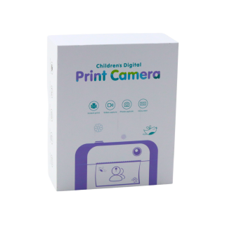 Aparat natychmiastowy z drukarką termiczną gry 3 rolki kotek różowy