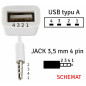 Ak290 Adapter AUX Mini Jack 3.5mm USB - EAN: 5907621810542
