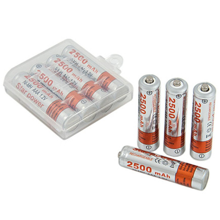 Bc53 4x aku aaa star power 2500mah ni-mh