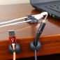 Ag381 Organizer Kabli Cable Drop - 6 sztuk, EAN: 5907621804664 - idealne rozwiązanie na uporządkowanie przewodów.
