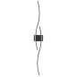 Zd149b lampa scienna kinkiet czarny 60cm  ciepły biały