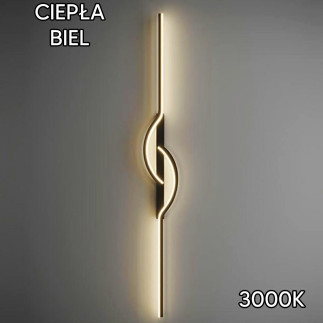 Zd143b lampa scienna kinkiet 60cm led     ciepły biały
