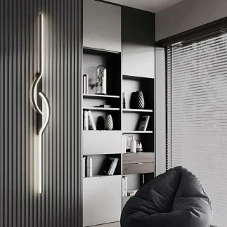 Zd143 lampa scienna kinkiet 60cm led      zimny biały