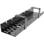 Da263 Organizer na kable pod biurko blat czarny, EAN: 5907621853266