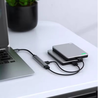 Ak340 hub usb 1x3.0  3x2.0 slim