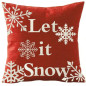 Poszewka na poduszkę "Let It Snow" Bq68a, EAN: 5907621848590