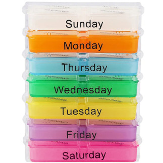 Ag424d pojemnik na leki organizer 7 dni