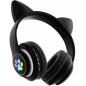 Słuchawki Bluetooth 5.0 Zs7f LED Czarny z Uszami - EAN: 5907621833312