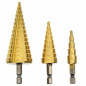 Wiertła stożkowe Nz16 zestaw 4-32mm EAN: 5907621832865