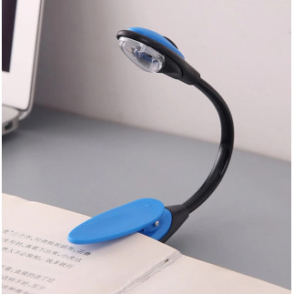 Zd20c lampka led klips niebieska